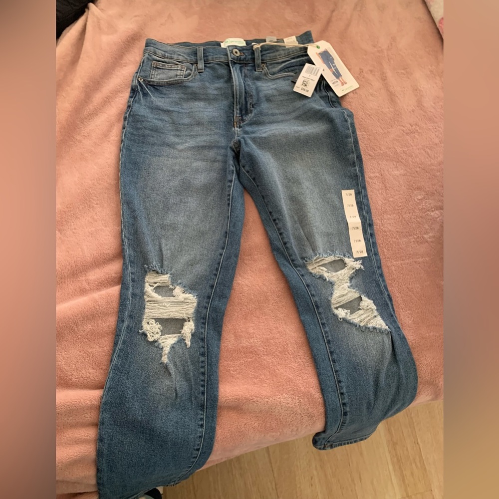 High rise mom jeans